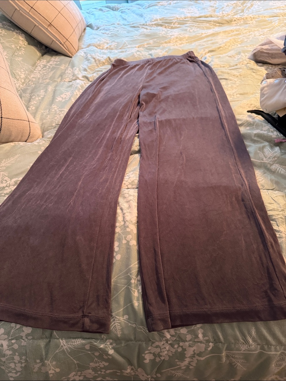 Chico's Travelers Elastic Waist Wide-Leg Pants - dark silver